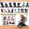 bemece Universal Rain Cover for Pushchairs, Buggies, Rain Cover, Good