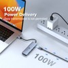 USB C HUB, USB 3.0 HUB, 6 in 1 USB