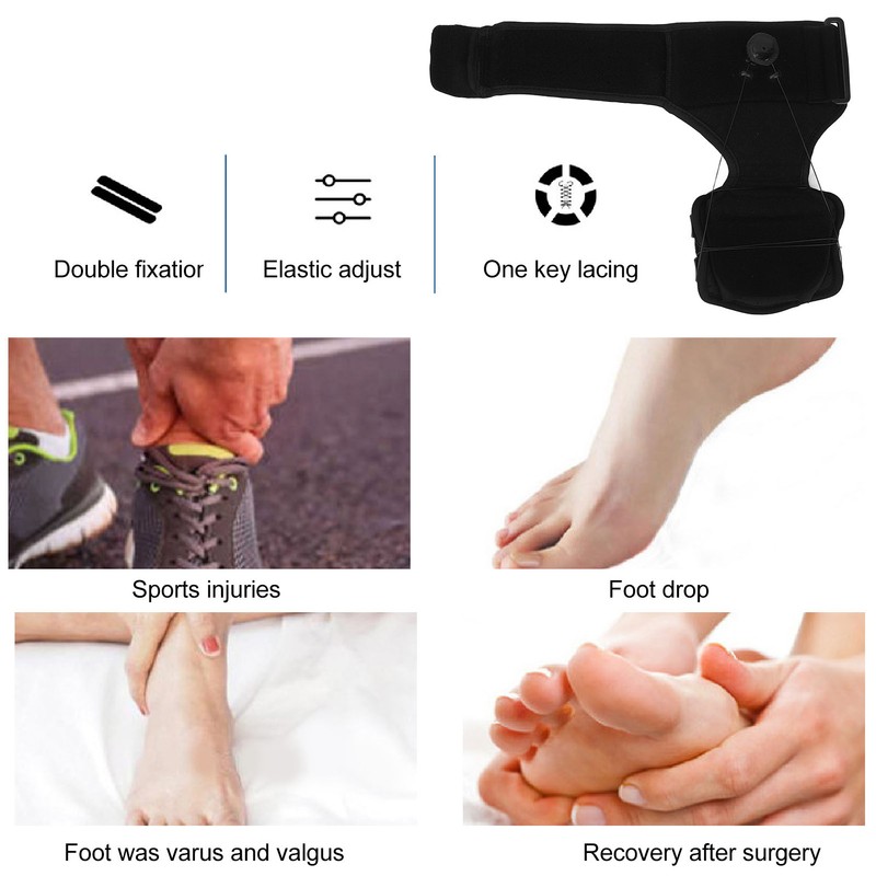 Foot Drop Splint Brace Adjust Angle Plantar Fasciitis Correct Foot