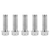5pcs Titanium Bolts M8x 15 20 25 30 35 40