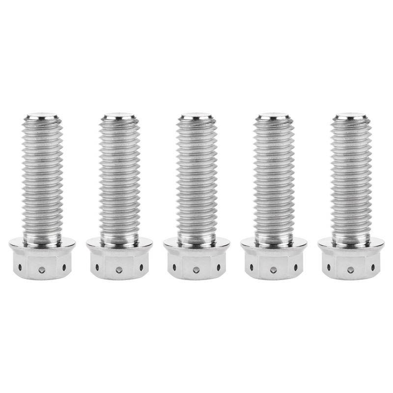 5pcs Titanium Bolts M8x 15 20 25 30 35 40