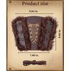 Nordic Viking Barbarian Armor Guards Bracers Medieval Faux Fur Gauntlet