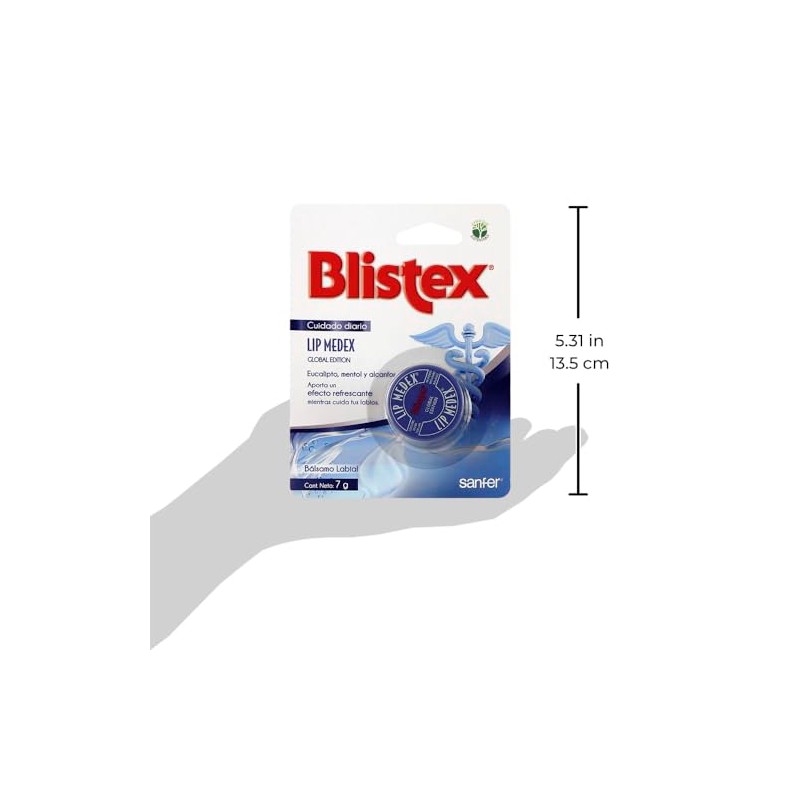 Blistex Medex Balsamo Labial 7g (Paquete de 1)