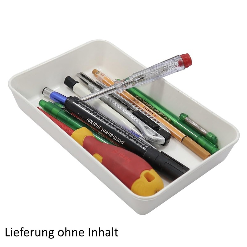 WITTKOWARE Plastic Tray, 200 x 125 x 35 mm, Stackable,