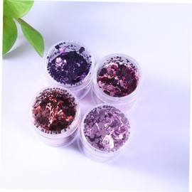 Baluue Mixed Ultra-Thin Manicure Sequins of Glitter Nail Paillettes for Nail Art and for Women and Girls