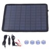 Solar Panel Charger 6W 18V Portable Solar Car 12V Battery