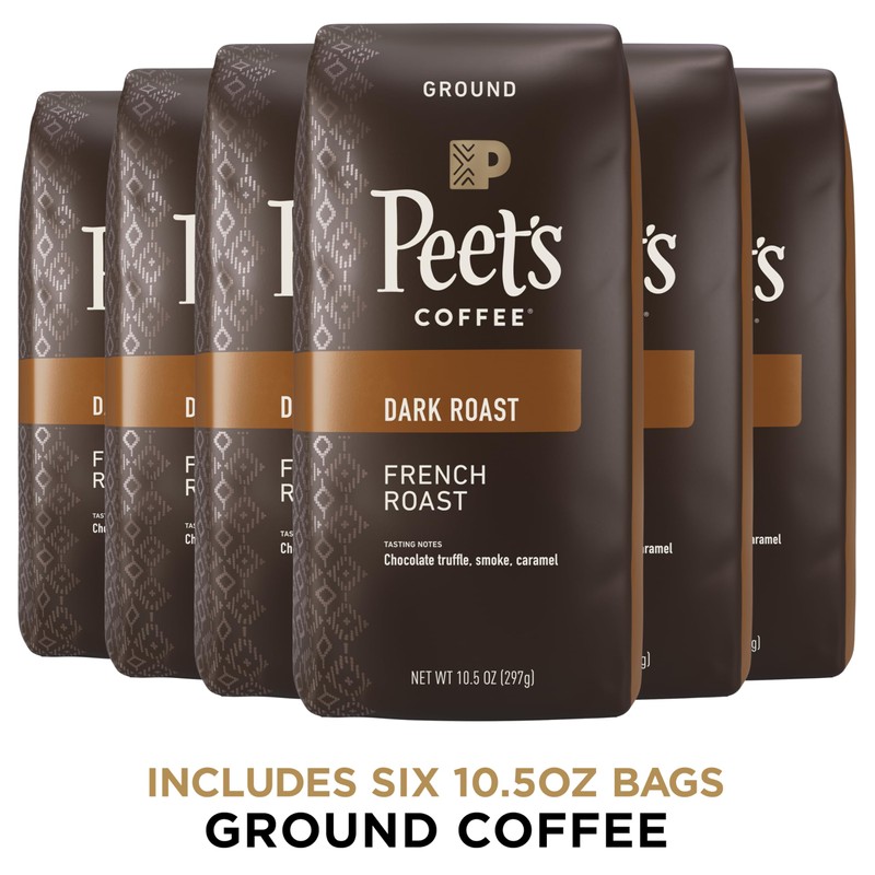 Peet's Coffee, Dark Roast Ground Coffee - French Roast 63