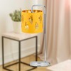Set of 2 Ochre Yellow Table Lamp Shades, Lampshades for