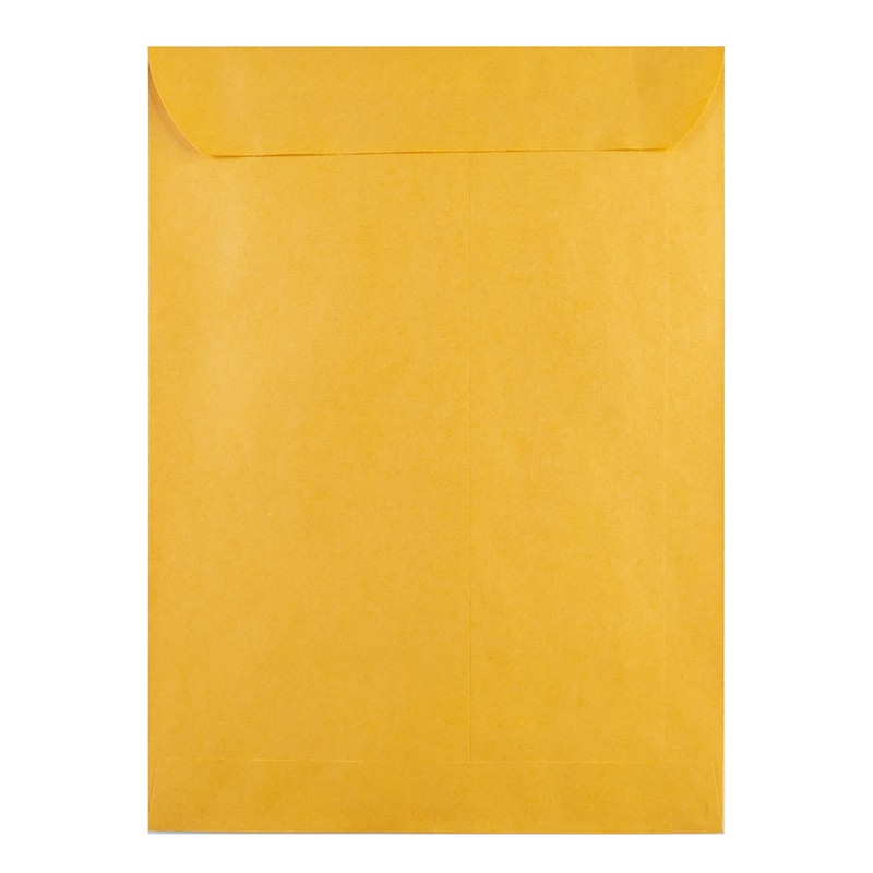Hilroy Press-it Seal-it Kraft Envelopes, 9 X 12 Inches, 25