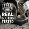 GWNF3.35'' Short Step Stool – 600lb Capacity Ultra-Sturdy Structure &