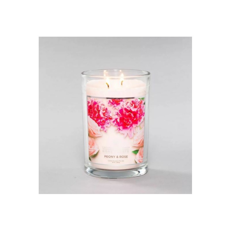 Chesapeake Bay Candles - HOME SCENTS PEONY & ROSE 2-wick