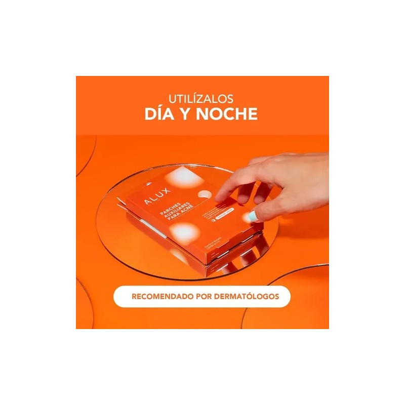 Alux Skin Parches Hidrocoloide Para Acné 30 Piezas Todo Tipo