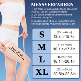 Viexpand 2 Stück Atmungsaktiv und Rutschfest KnieschonerKnee SupportKniebandage, für Reduzieren Knieschmerzen, Gelenkknieschützer, Täglichen Sport, Laufen und Seilspringen Eingesetzt Werden(L)