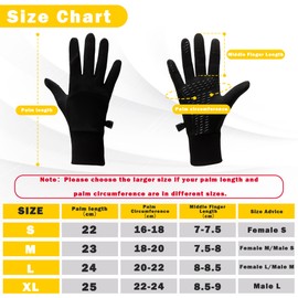 BLUEVER Touchscreen Gloves Cycling Gloves Men Women Non-Slip Windproof Cycling Gloves Winter Gloves for Cycling Running Driving Jogging Skiing (S)
