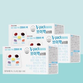 Ankook V-Pack Men's Multivitamin 30 Packs x 3 Boxes (90 Packs Total) All-in-one Comprehensive Vitamin for Men / 남성멀티비타민 안국 브이팩 30포 3박스 (총90포) 올인원 종합비타민 남성용