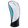 Majek Teal White and Black Golf Clubs Premium Head Covers