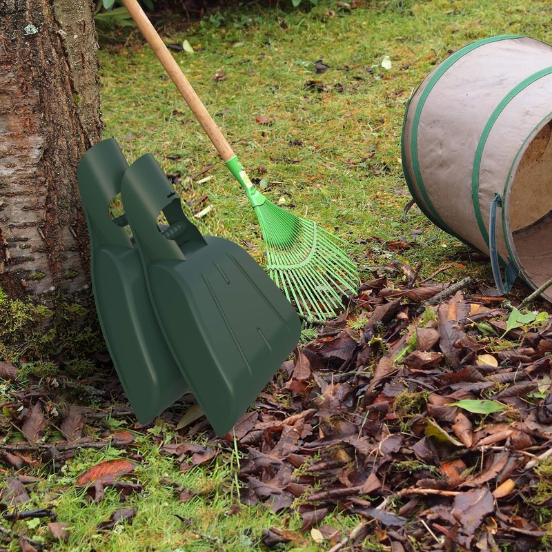 Leaf Scoops Hand Rakes - Lightweight, Durable Grabber Tool for