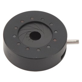 Aperture Diaphragm Manual Adjustable Aluminum 0.5‑15mm 12 Blades Iris Diaphragm for Camera Microscopy