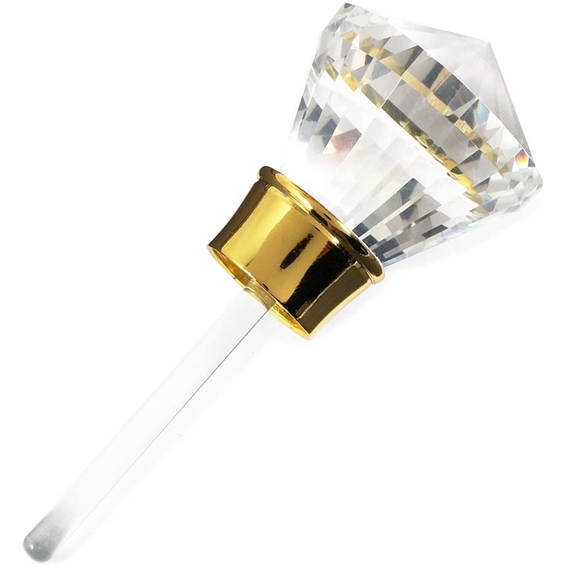 Okuna Outpost Crystal Perfume Bottle Set, Vintage Style (2 Pack)