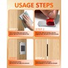 6 Pack Magnetic Cabinet Door Catch Latches, Ultra Thin Cabinet