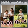 WXXM Toddler Balance Bike - Light-Up Wheels, No Pedal, Anti-Tip