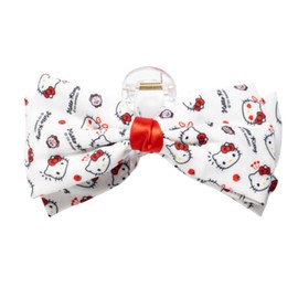 Kitty Kitten & My-Meloday Claw Hair Clips - Bow Big Hair Clips for Women, Large Bow Clips for Thick & Thin Hair, Kawaii Ribbon Hair Clip, Bowknot Design (Kitty Kitten)