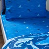 Catherine Lansfield Kids Jawsome Shark Junior Fitted Sheet Navy Blue