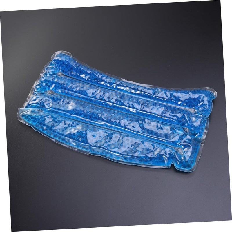 IWOWHERO 1pc Hot & Cold Beads Knee Wrap Blue