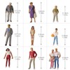 60 Pieces Human Doll Character Human Figure Painters 1:43 Railway
