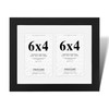 Fabian Clarke London® Modern Black 10x8 Picture Photo Frame with