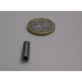 Basic Stainless Steel Spacer, No 2 Screw, .188" OD x .090" ID x .500" Length, 5 pcs