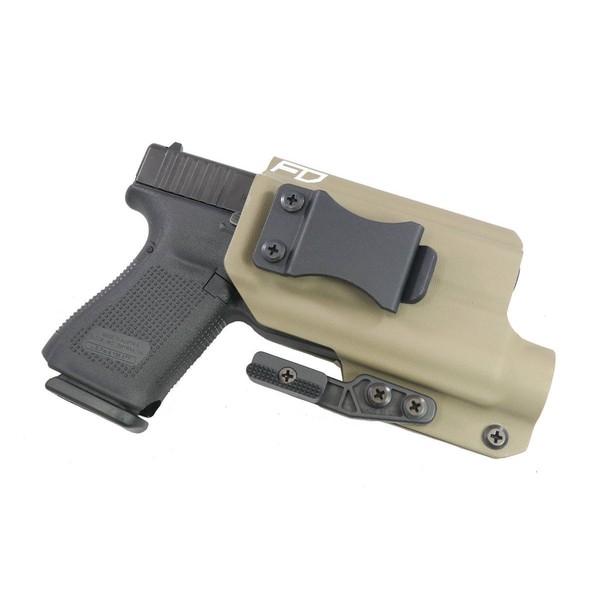 Fierce Defender IWB Kydex Holster Compatible with Glock 19 23