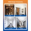 wowatt 2Pcs Motion Sensor Ceiling Light Wired, 3000K/4000K/6000K Selectable Motion