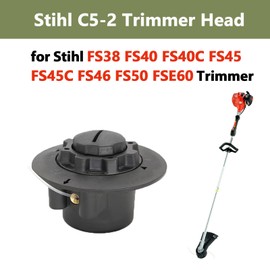 C5-2 Trimmer Head for Stihl FS38 FS40 FS40C FS45 FS45C FS46 FS50 FSE60 Weed Eater Head, Part 4006 710 2106, 4006 710 2103, 2 Pack