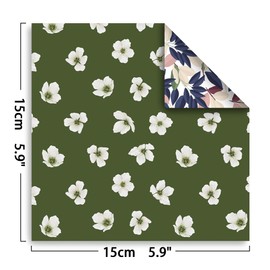 Origami Paper Kit Double Sided 100 Sheets 20 Colors 6 Inch Japanese Chiyo Square Easy Fold Arts Crafts DIY Handwork Origami Papers Beginner Chiyo and Morandi Plant