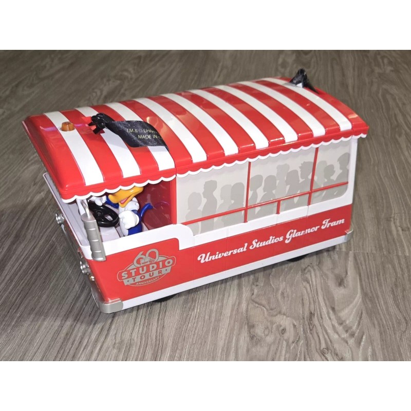 UNIVERSAL 60th ANNIVERSARY STUDIO TOUR TRAM POPCORN BUCKET WOODY WOODPECKER