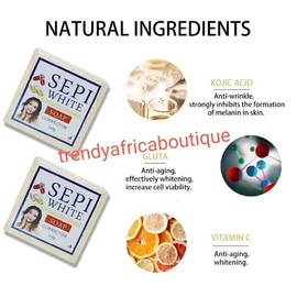 kadiya X 1 soap  SEPIWHITE CORRECTOR FACE & BODY SOAP 250G X 1