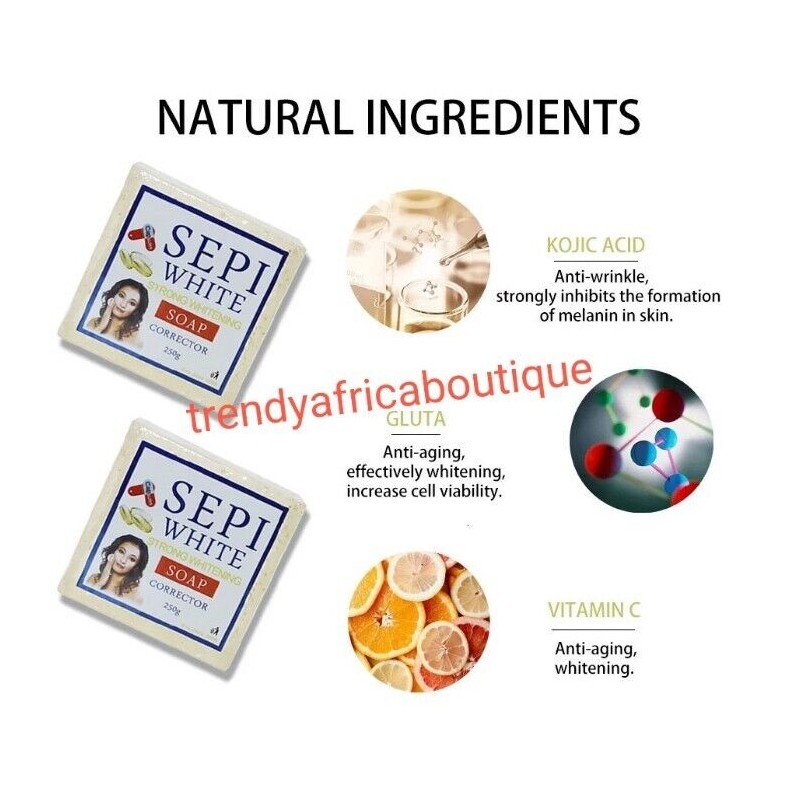 kadiya X 1 soap SEPIWHITE CORRECTOR FACE & BODY SOAP