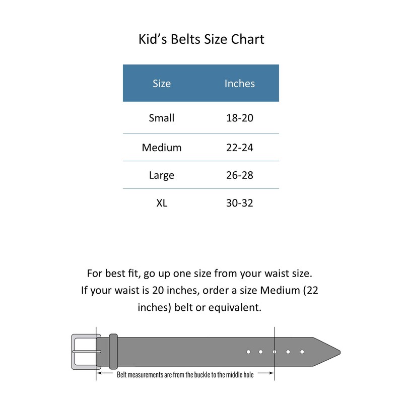 CTM® Toddlers Basic 1 Inch Leather Belt, Small, Black