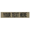 Custom 3 Inch Uniform Name Tapes, over 50 Fabrics. Coyote