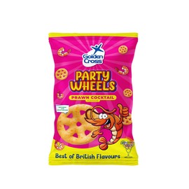 Golden Cross Party Wheels, Prawn Cocktail Flavour, 12 x 90g