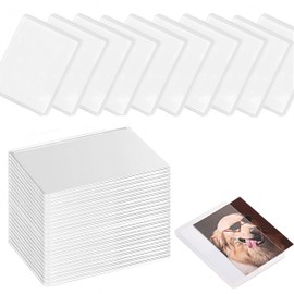 Ginhkok Hard Card Case, Horizontal, Set of 30, Double-Sided Protection, Ultra Transparent, PVC Material, Deterioration, Folding, Scratch-Resistant, Storage, Card Holder, For Trading Cards