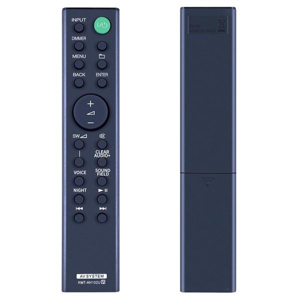 RMT-AH102U Replacement Remote Control for Sony Soundbar AV System Compatible
