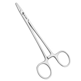 HUR CARE Self Locking Pliers Suturing Piercing Clamp Fishing Forceps Tweezers Pincers for Stud Ball earings Holder Screw Removal Tool Surgical Veterinary Crafting Soldering DIY Use (1)