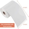 L LIKED 2500 PCS 4"x 6" Thermal Shipping Labels, White