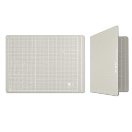iMAT Flip Cutting Mat Note A4, 30x22 Cm, Folding, Suitable for Small Crafts, Making Notebook, Models, and Scrapbooking Project (Origami White)