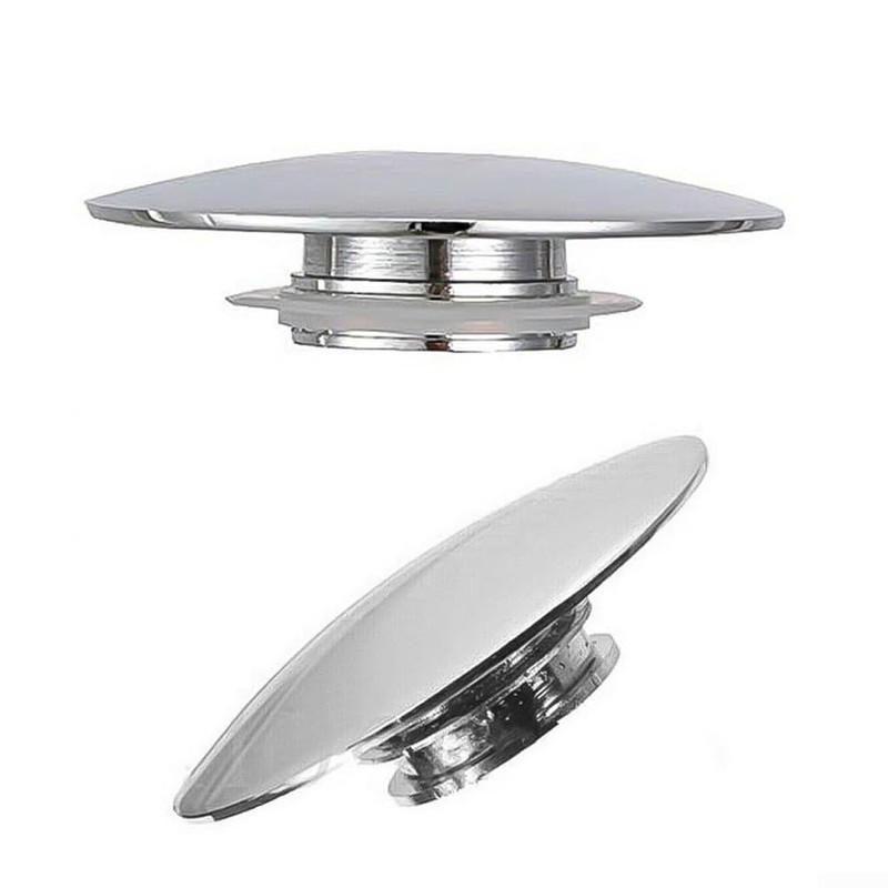 Drhomeam 66mm Pop Up Push Button Click Clack Sink Drain