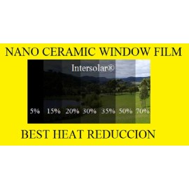Intersolar® Window Film 50%  Nano Ceramic Tint  Residential Auto  20"x100' 2ply  Intersolar®