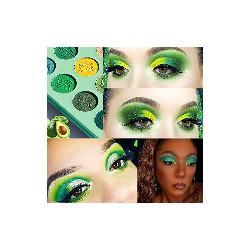 Afflano Pro - Paleta de sombras de ojos con purpurina