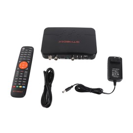 TV Receiver with Remote Control TV Decoder Support H.265 and Support USB Wifi Dongle